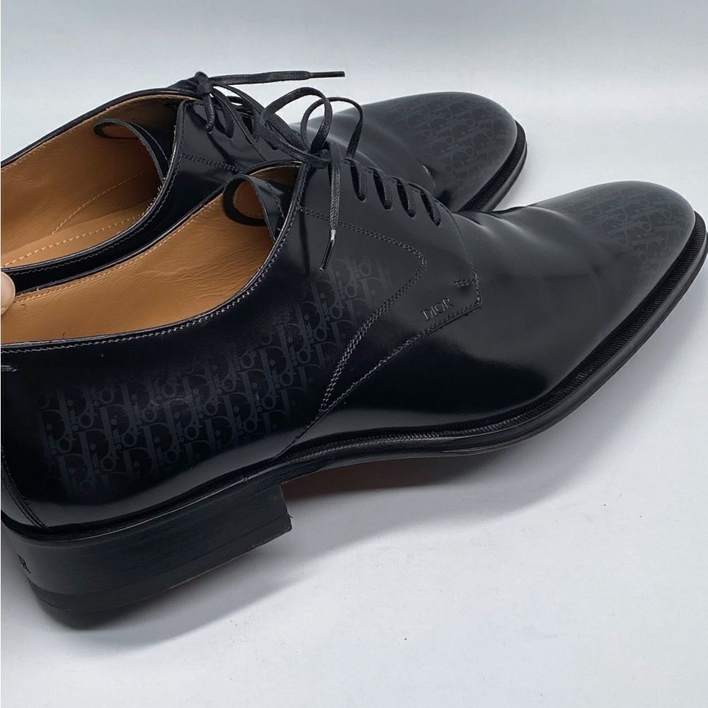 Dior Timeless Derby Shoe with Gray and Black Dior Oblique Gradient size 42 - Picture 9 of 16